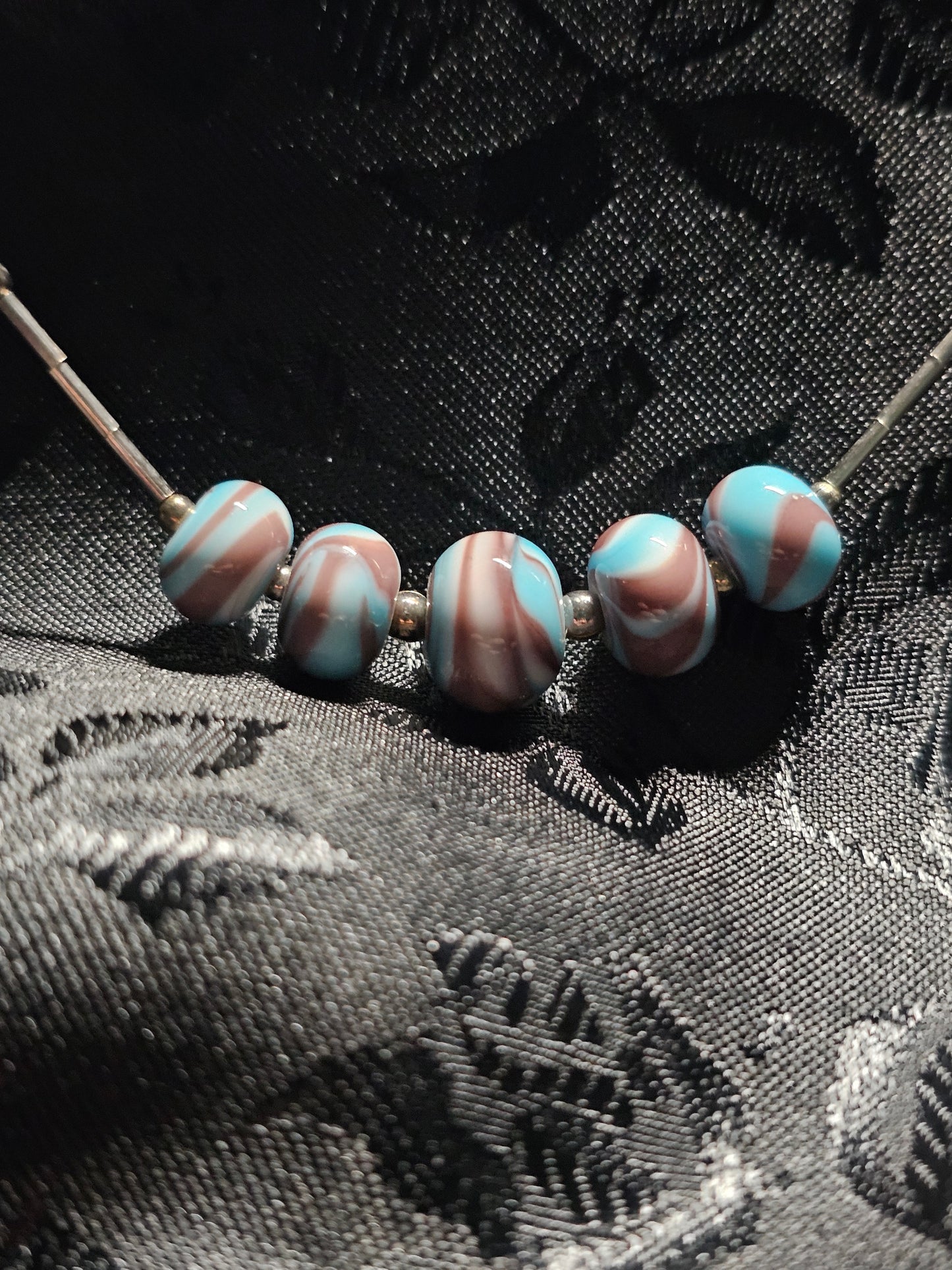 Blue/Purple Swirl Necklace