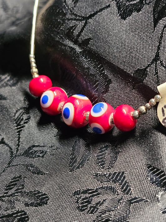 Red, White, and Blueseye Necklace