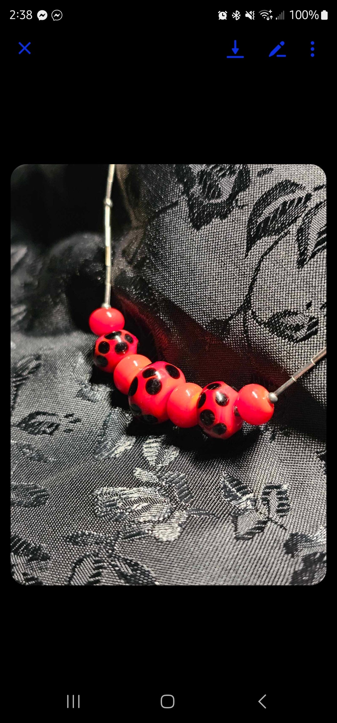 Ladybug Necklace
