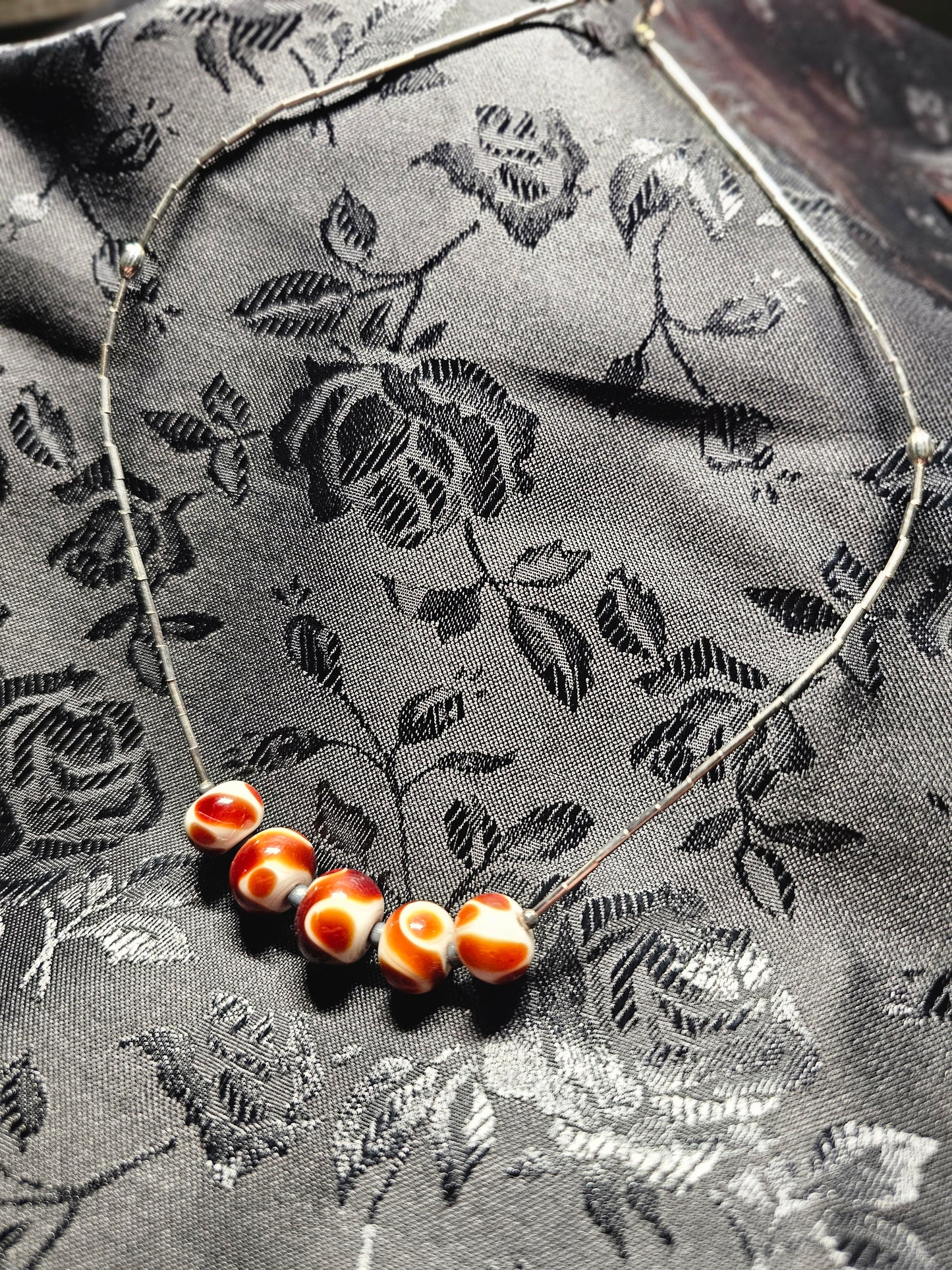 Coffee Swirl Necklace