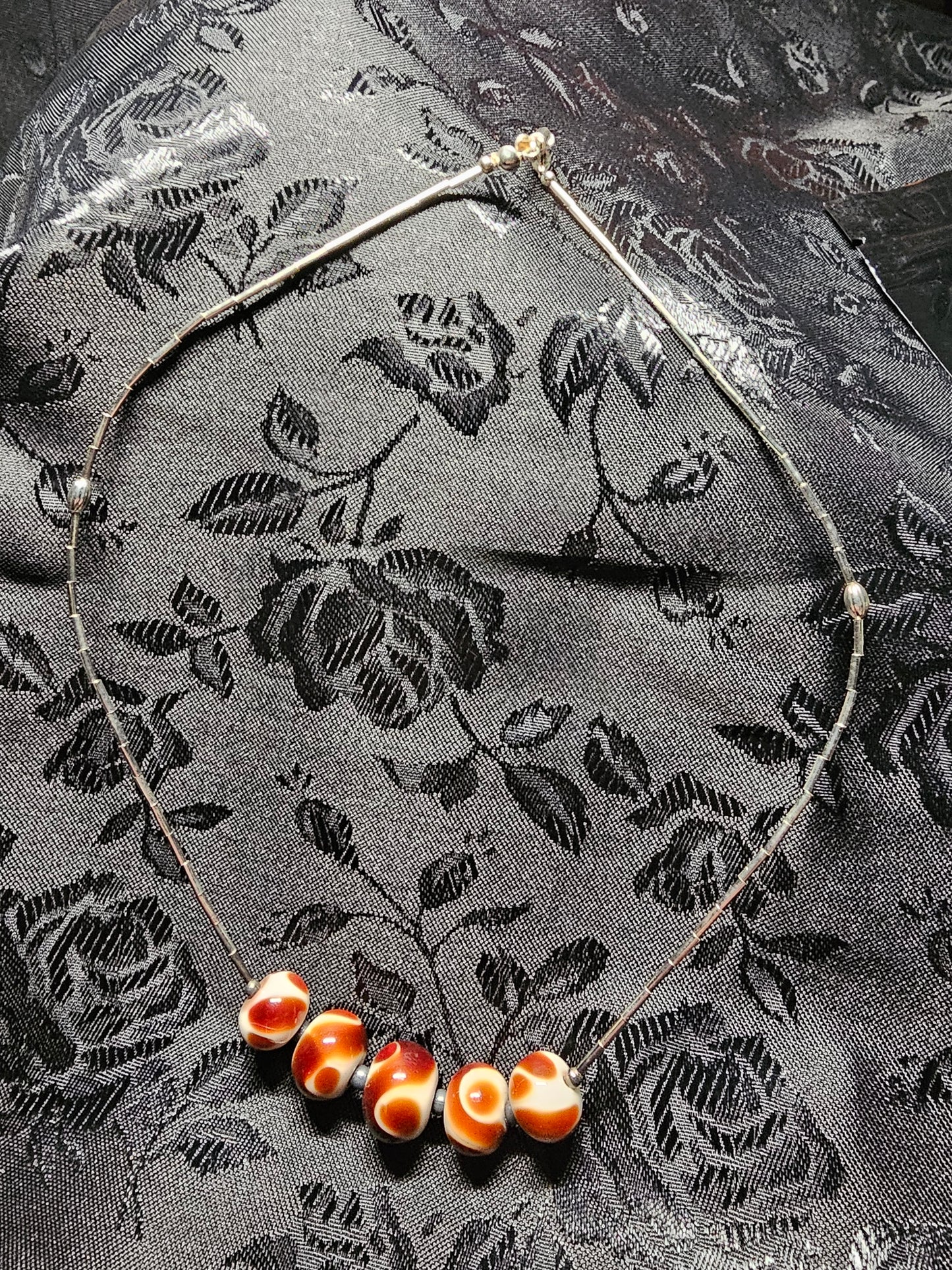 Coffee Swirl Necklace