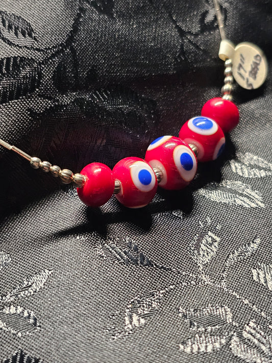 Red, White, and Blueseye Necklace