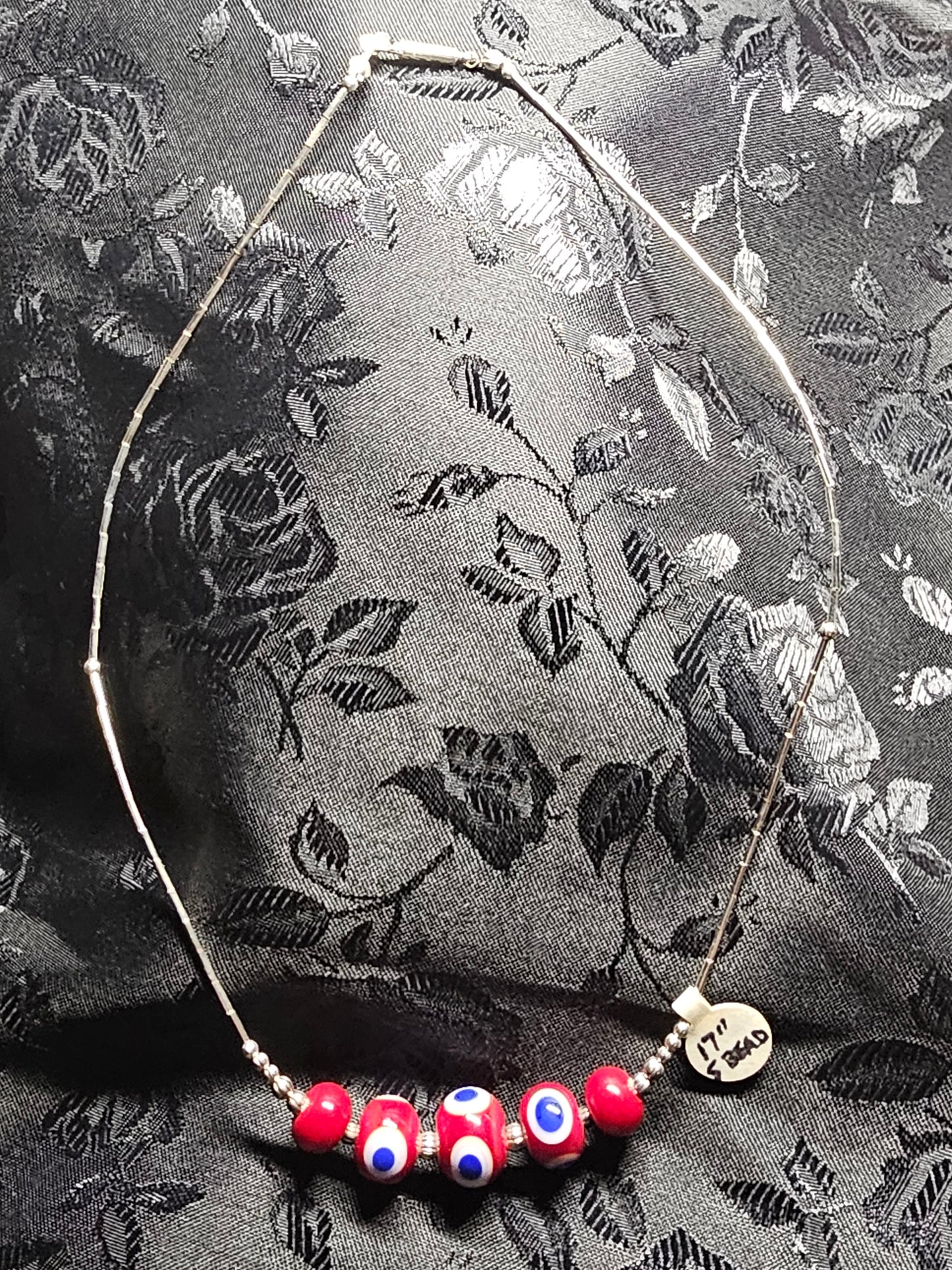Red, White, and Blueseye Necklace